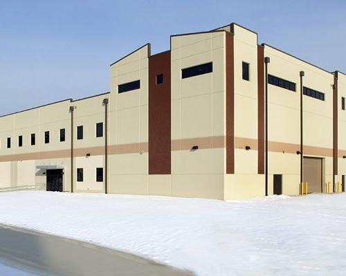 SSCSF building exterior with snow on the ground